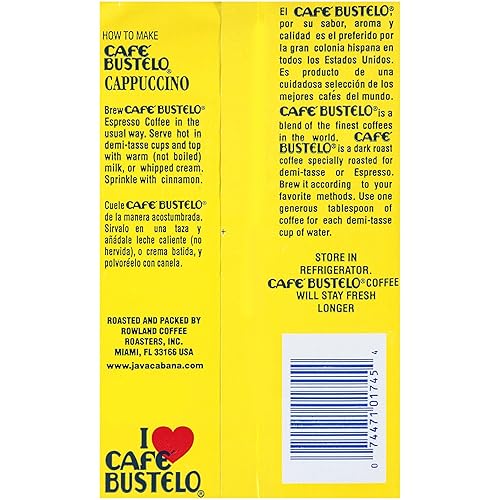 Miniatura 2 de Café bustelo Espresso Taza de café 16 onza Paquete de 12