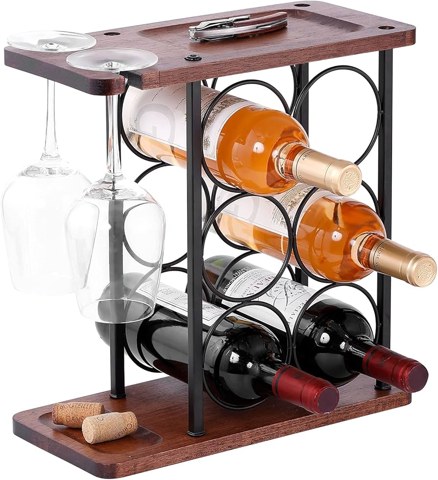 Amazon｜HOWDIA 高級ワインホルダーラック カウンタートップ ワイン