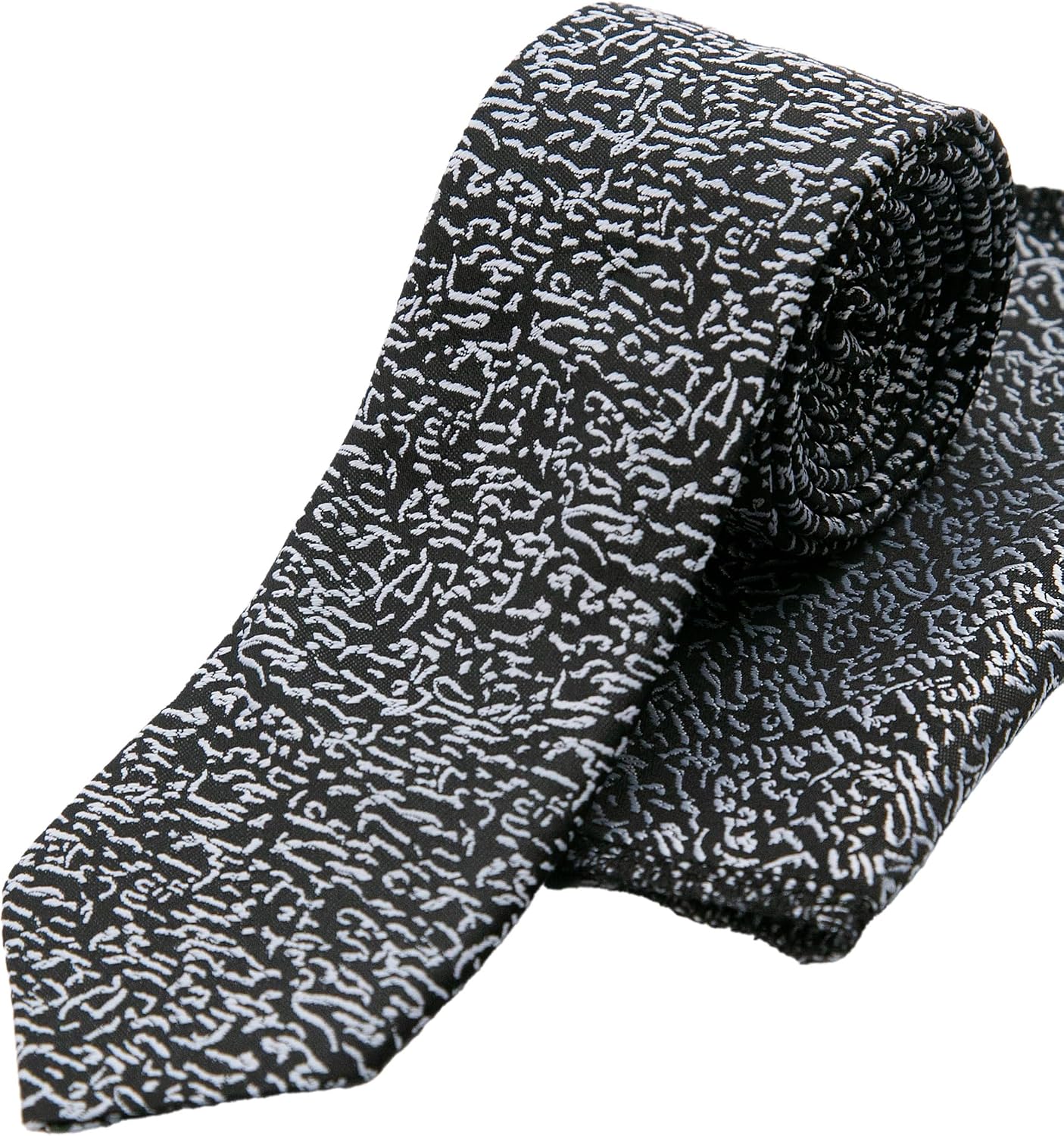 Boys’ Pebble Texture Slim Tie and Handkerchief - School Wedding Prom Necktie Set