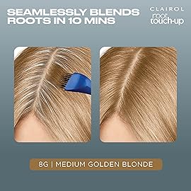 Clairol Root Touch-Up by Nice\'n Easy Permanent Hair Dye, 8G Medium Golden Blonde Hair Color, Pack of 1