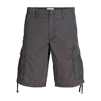 JACK & JONES Jpstcole Frank Cargo Short Mid SN, Asphalt