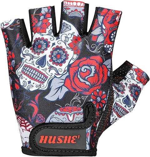 Miniatura 2 de Hushe' Guantes de levantamiento de pesas, guantes de entrenamiento, guantes de gimnasio, guantes de ciclismo para mujeres, para gimnasio, fitness,