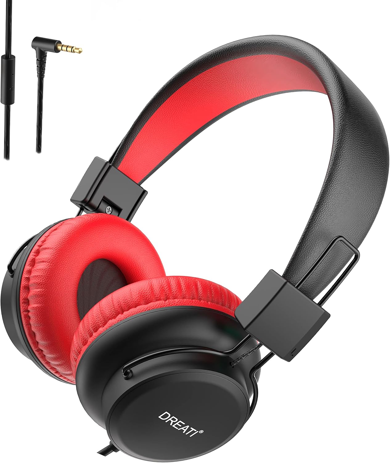 Headphones for Kids Wired with Microphone,Kids Headphones,Stereo Head Phones Wired Girls,Tangle-Free Teens On-Ear Headphone for iPad/PC/Cellphone/School (Black) Headphones for Kids Wired with Microphone,Kids Headphones,Stereo Head Phones Wired Girls,Tangle-Free Teens On-Ear Headphone for iPad/PC/Cellphone/School (Black)