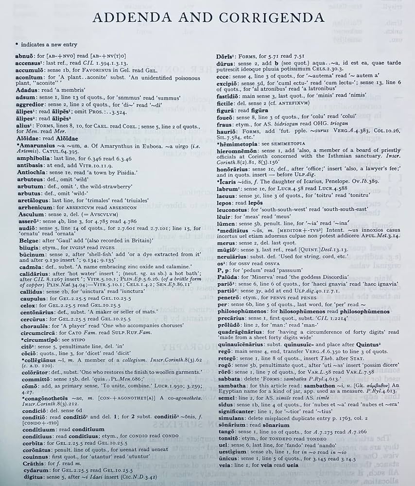 Amazon | Oxford Latin Dictionary | Glare, P. G. W. | Instruction