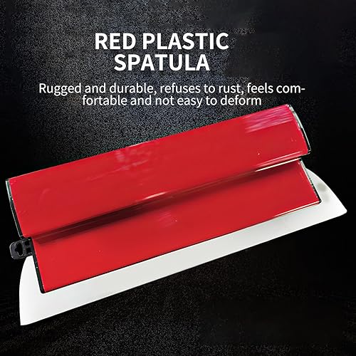 Miniatura 8 de ALLOMN Espátula alisadora de paneles de yeso, hoja de desnatamiento de paneles de yeso de 9.8 pulgadas9.8 in, cuchillo de acero inoxidable para