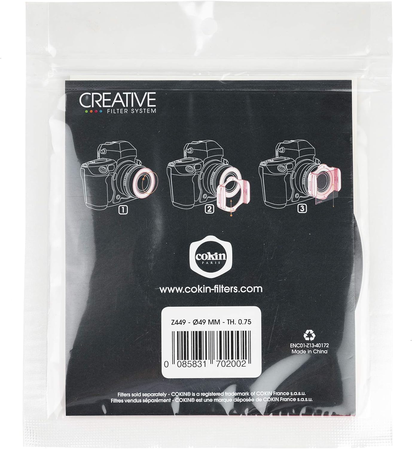 Adaptor Ring Ø 49 mm-th 0,75