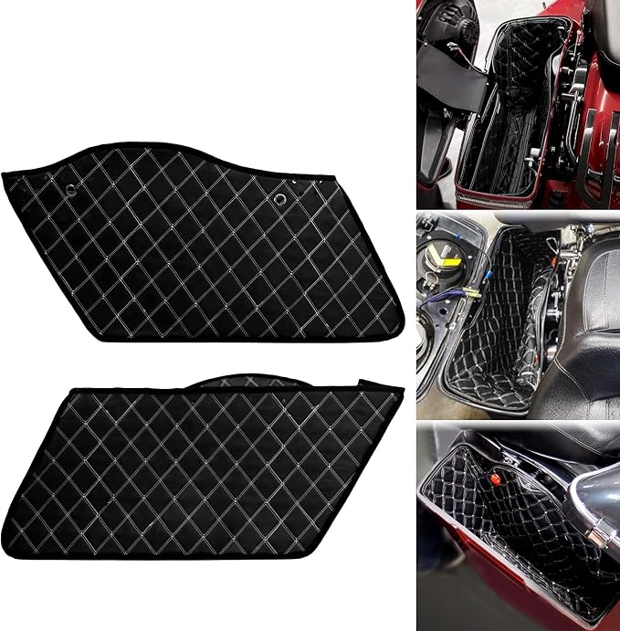 Forros de Alfombrilla para Alforjas Harley Touring 1993-2013 miniatura 2
