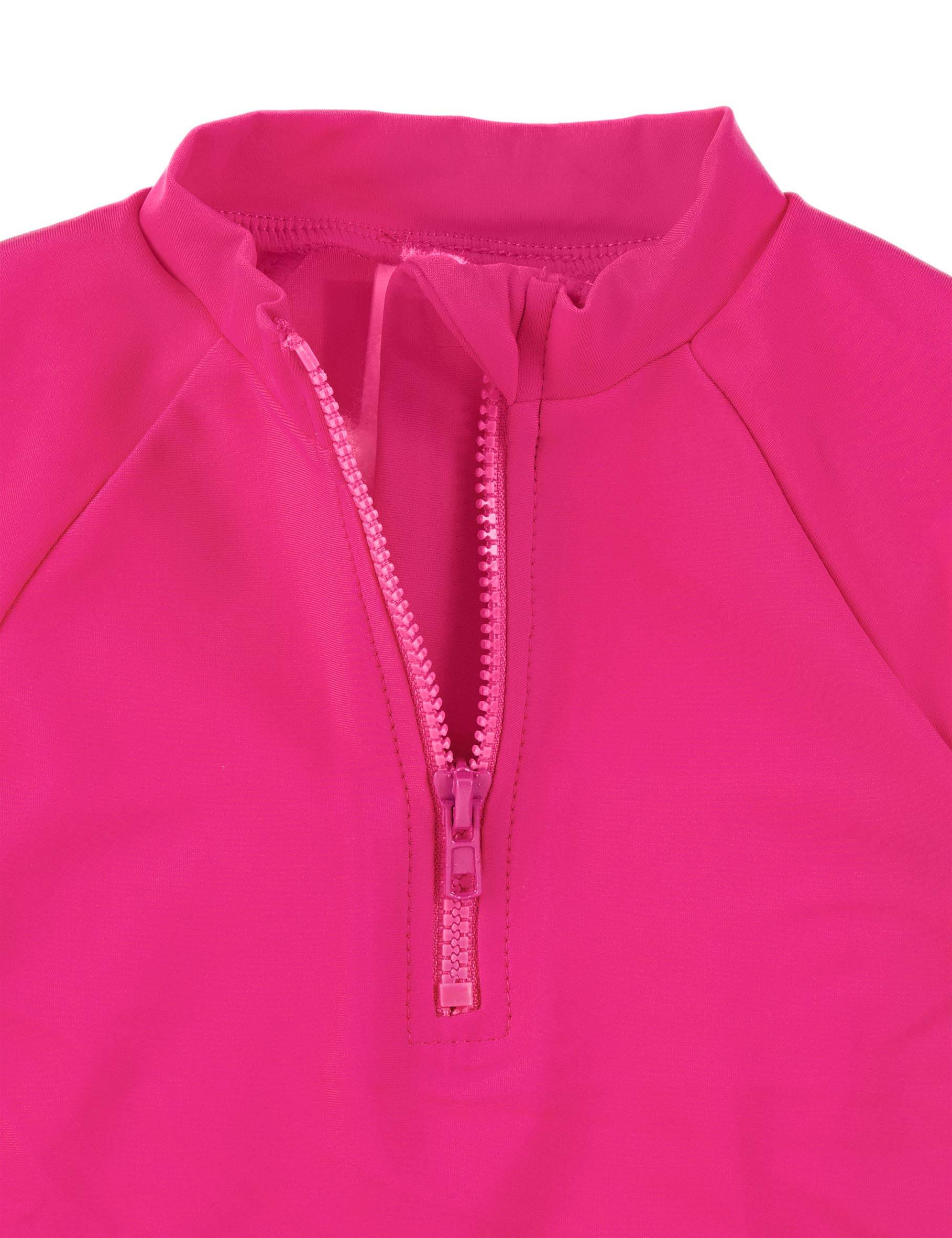 Sterntaler Langarm -Schwimmshirt - Mädchen Langarm Schwimmshirt - UV Shirt mit UV -Schutz 50+ aus Bademodenstoff mit Reißverschluss und Stehkragen - Rashguard Baby und Kinder Badespaß