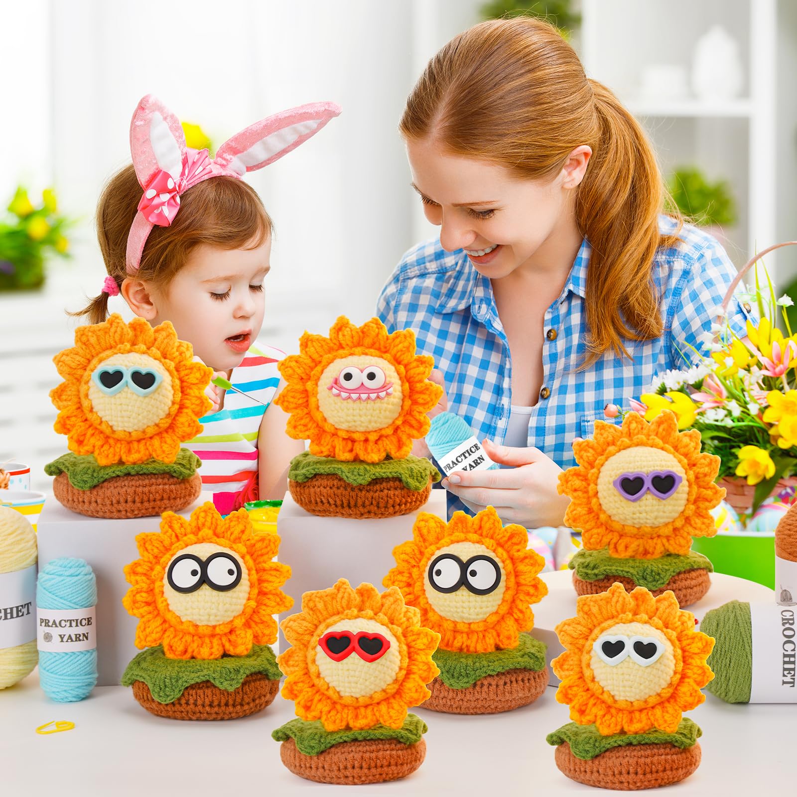 Beginner Crochet Kit - Sunflower Amigurumi -7