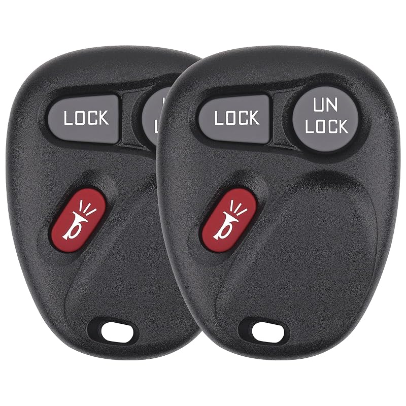 Controle Remoto Automotivo Keyless Vurkcy RT-G33B para Chevy Silverado, Suburban, Tahoe, GMC Sierra e Outros, 2 unidades