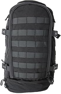 Military 26L ILBE Style Tactical Assault Patrol Molle Backpack (BLACK)