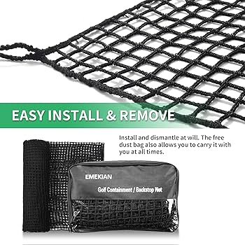 Rete Da Golf ISAKEN 3x3M - Barriera Allenamento Portatile Per Esercitarsi In Giardino