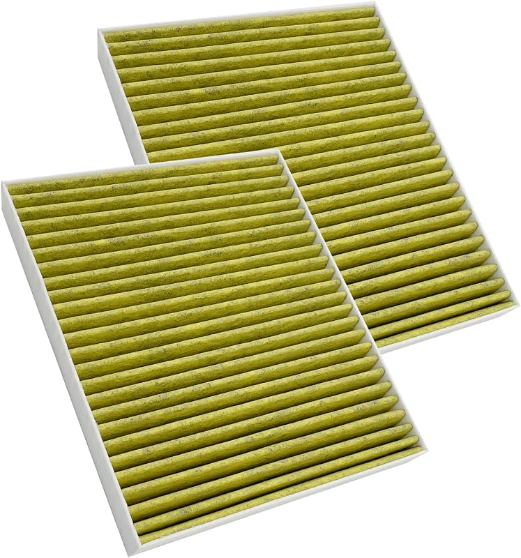 Filtro de cabine Capume CP966 com carvão ativado e camada HEPA para Chevrolet, GMC, Buick e Cadillac – 2 unidades