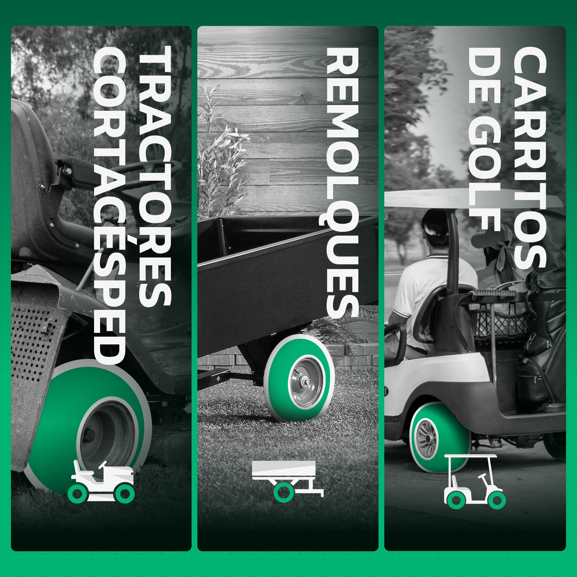 MoovMoov Cámara de Aire 16 pulgadas para neumáticos 16x6.50-8 y 16x7.50-8 - Para Tractor cortacésped, Remolque de jardín, Carrito de golf - Válvula acodada - Pack de 2