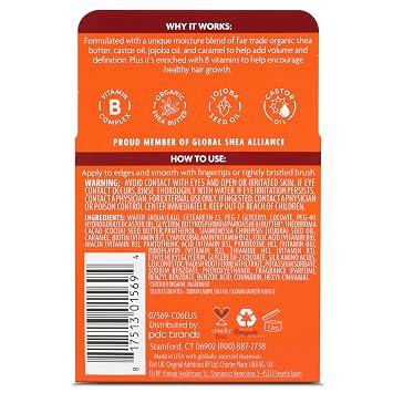 Cantu Extra Hold Edge Stay Gel, 2.25 Oz