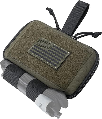WYNEX Bolsa médica para cinturón táctico, bolsa IFAK EMT de primeros auxilios, bolsa de trauma de emergencia, portátil, paquete de supervivencia,