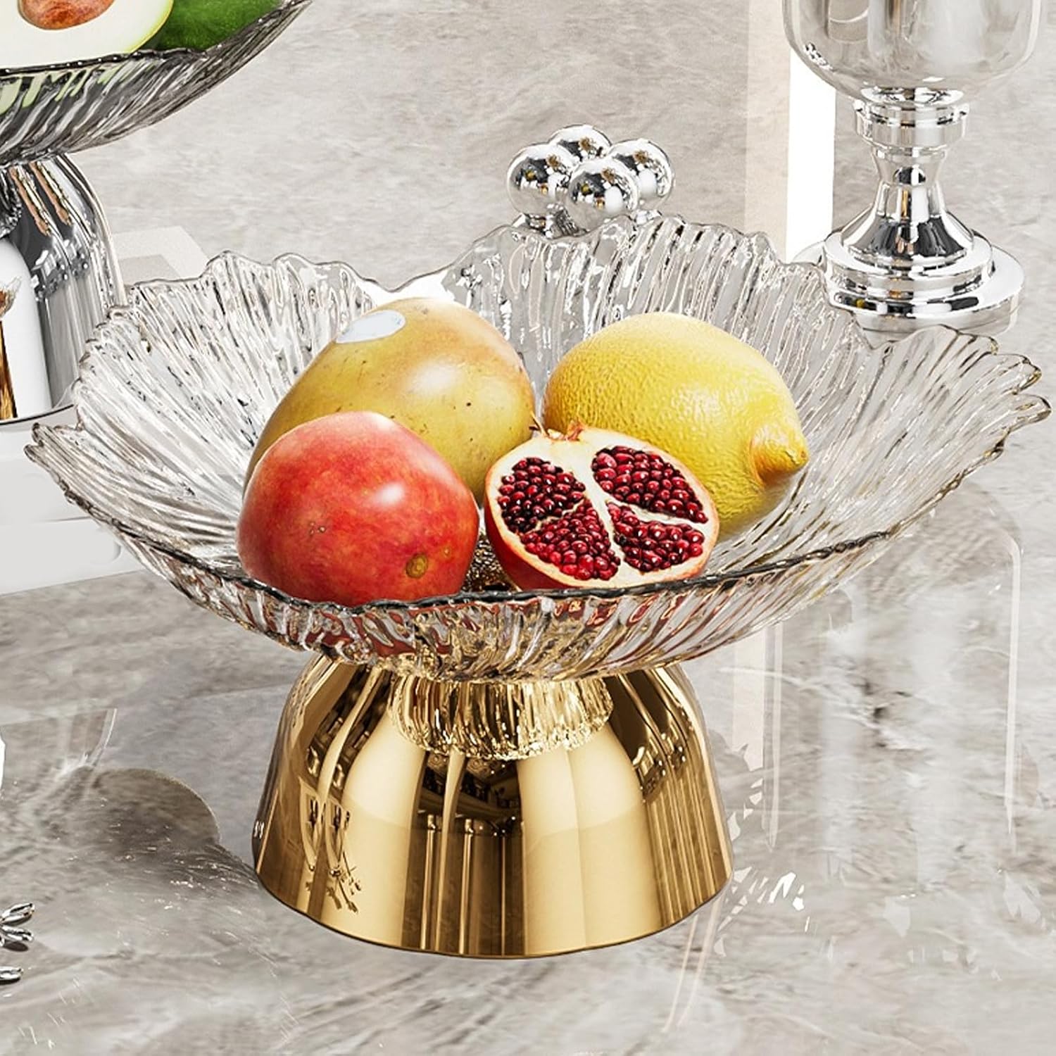 Practical Elevated Tray Serving Featuring Stylish Color and Stable for Family Gatherings Display