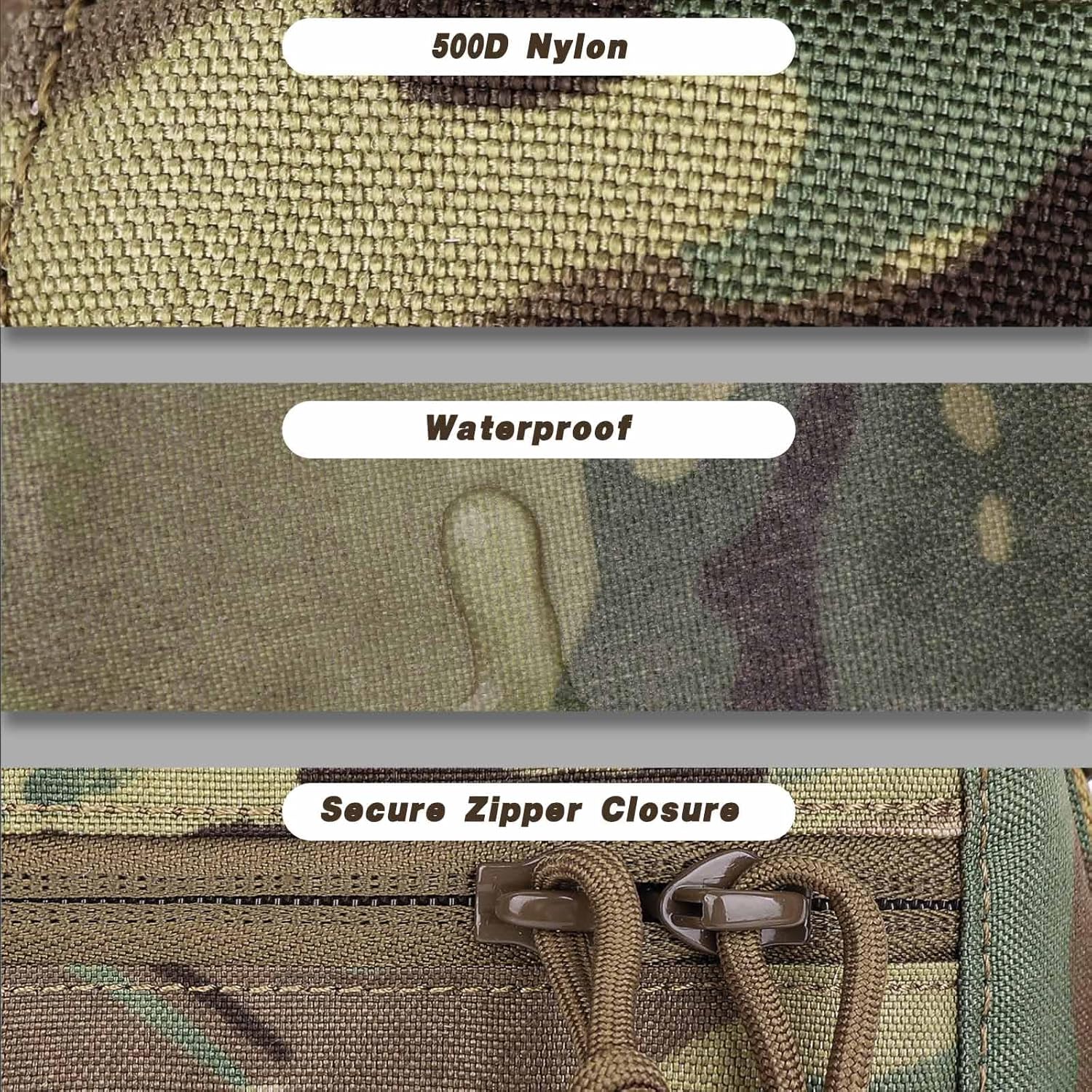 Gp Pouch, General Purpose Admin Pouches Small Utility EDC Pouch Bag for Tactical Belt and Molle Vest as Expanded Storage Bag