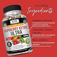 Vista 5 de Kaya Naturals Keto Diet Raspberry Ketone - Suplemento para perder peso, control del apetito, aumentar el metabolismo, 60