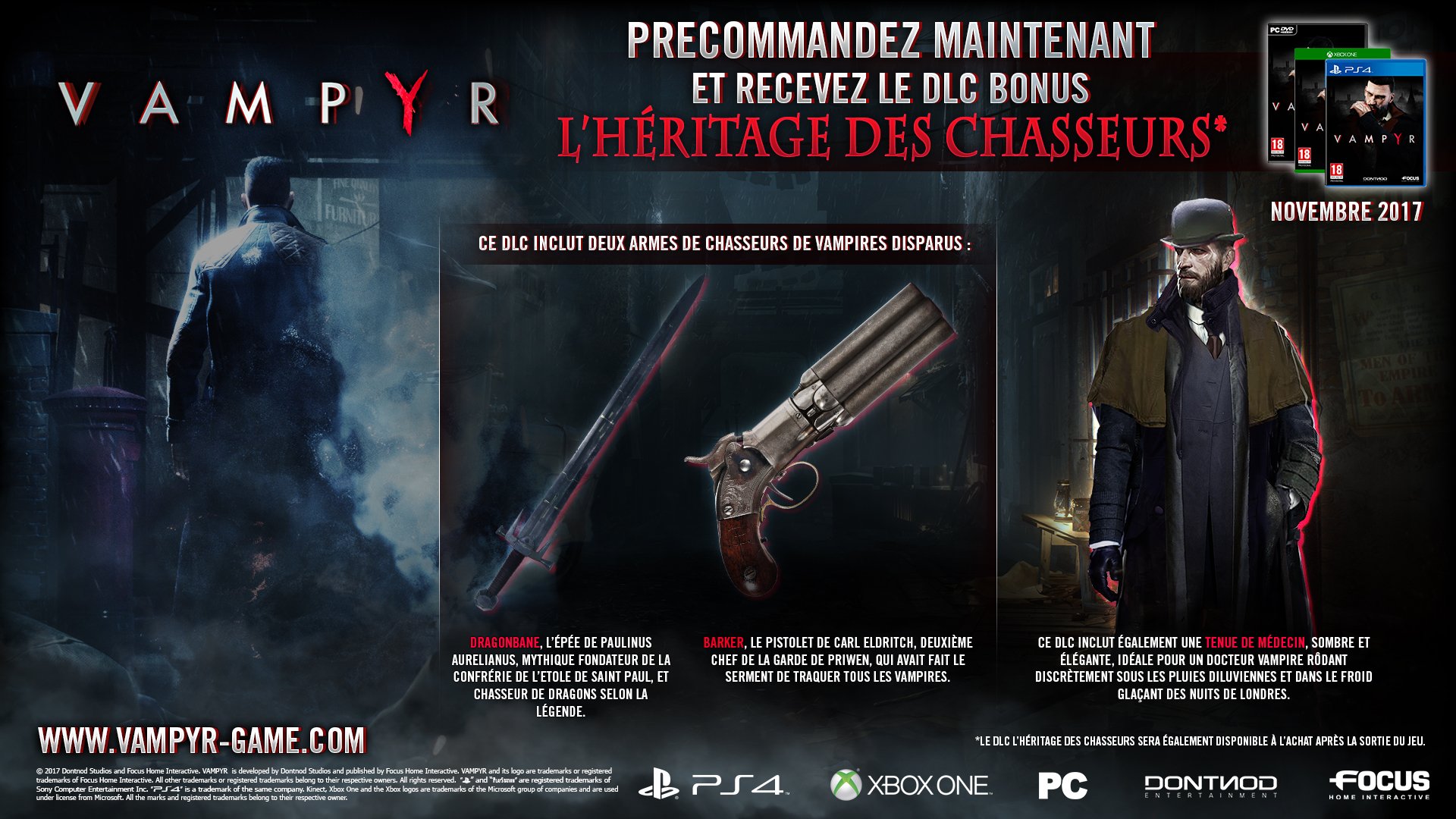 Vampyr - PlayStation 4 [Importación francesa]