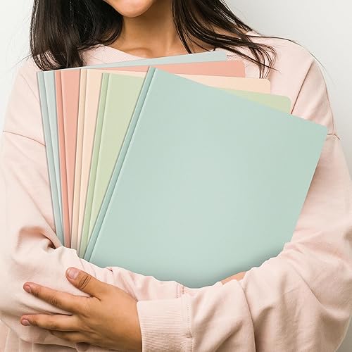 Vista 14 de GNL Carpetas de plástico con bolsillos y puntas, paquete de 5, carpetas de archivos de colores resistentes con 2 bolsillos, tamaño carta, carpetas
