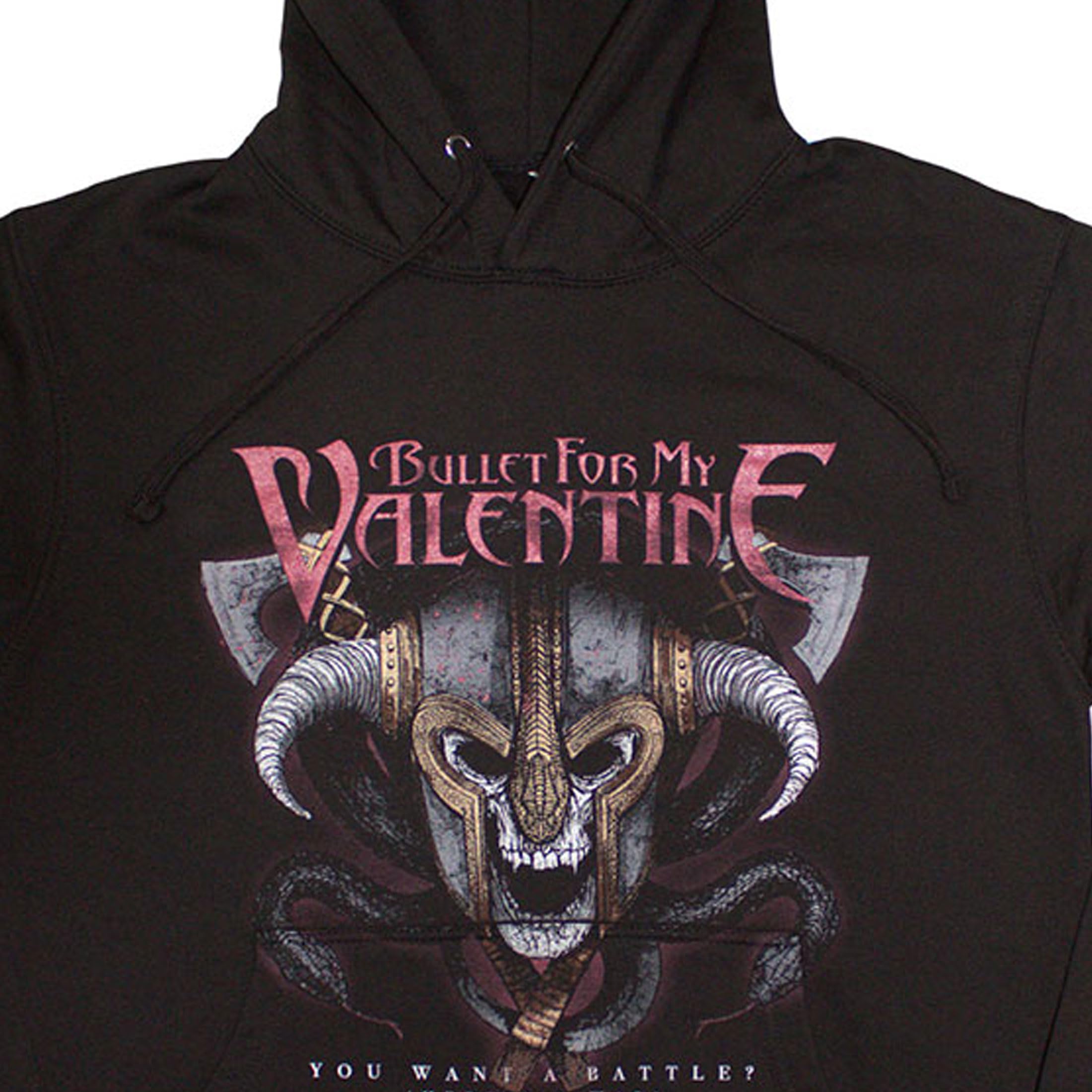 Rock Off officially licensed products Męska bluza z kapturem Bullet For My Valentine Viking czarna