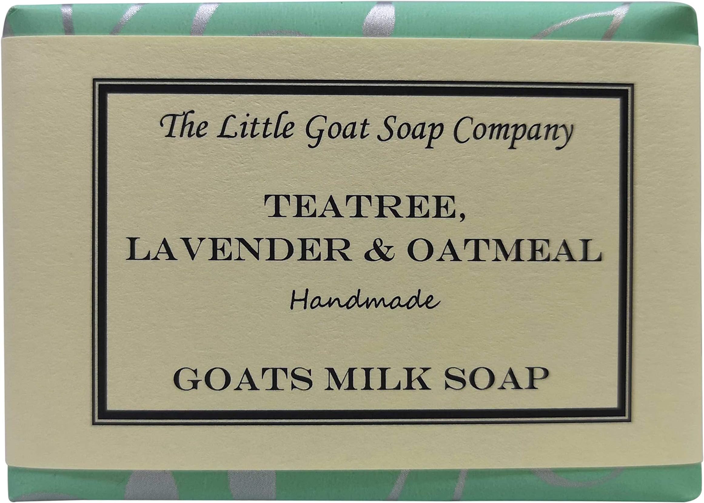 1 x Teatree, Lavender & Oatmeal. Goats Milk Soap. 100G. Acne, Rosacea.