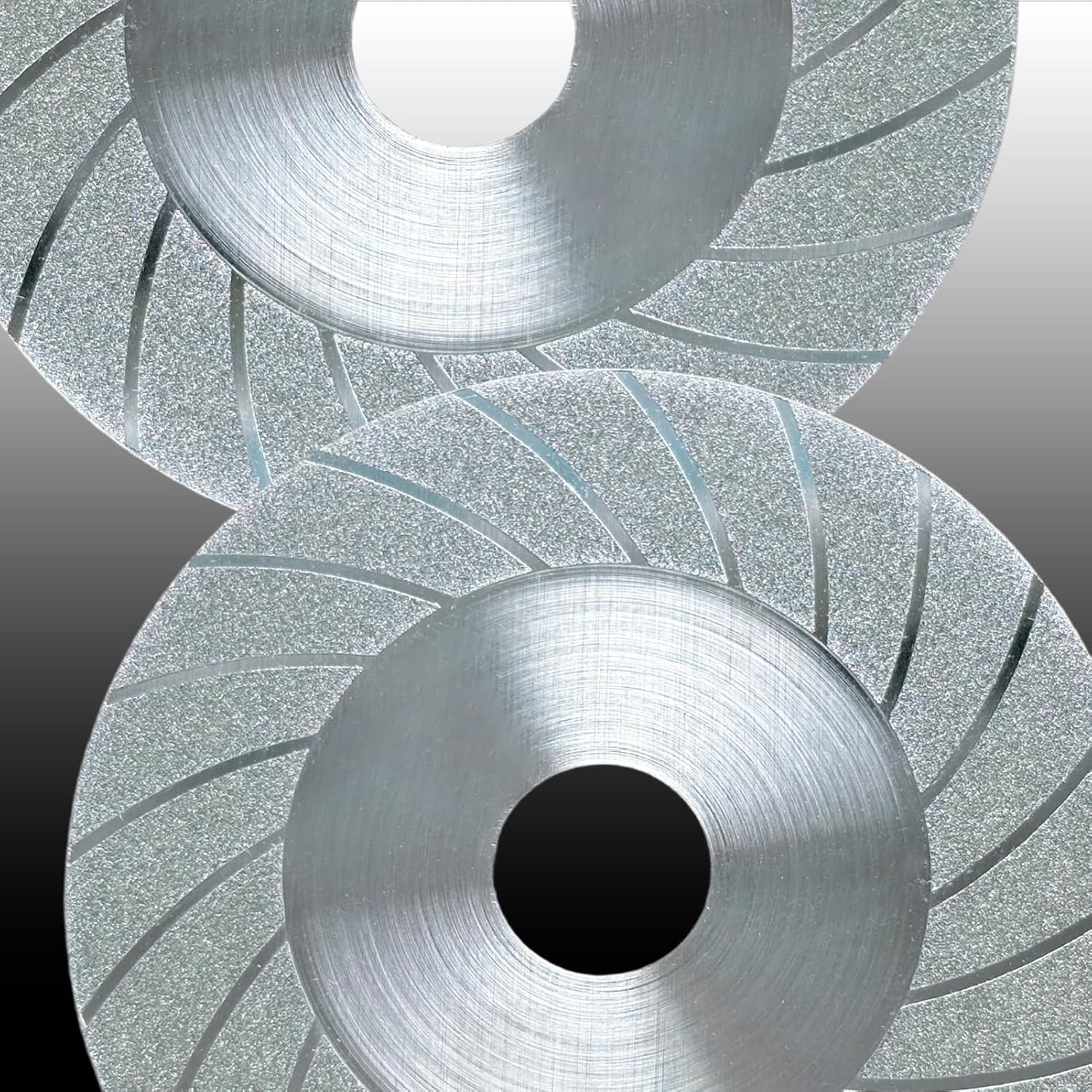 Diamond Cutting Saw Blade, 4-Inch, 100mm Diameter, 0.9mm Thickness, 20mm Arbor, for Glass Bottle, Ceramics, Glass Pane, 2-Pack