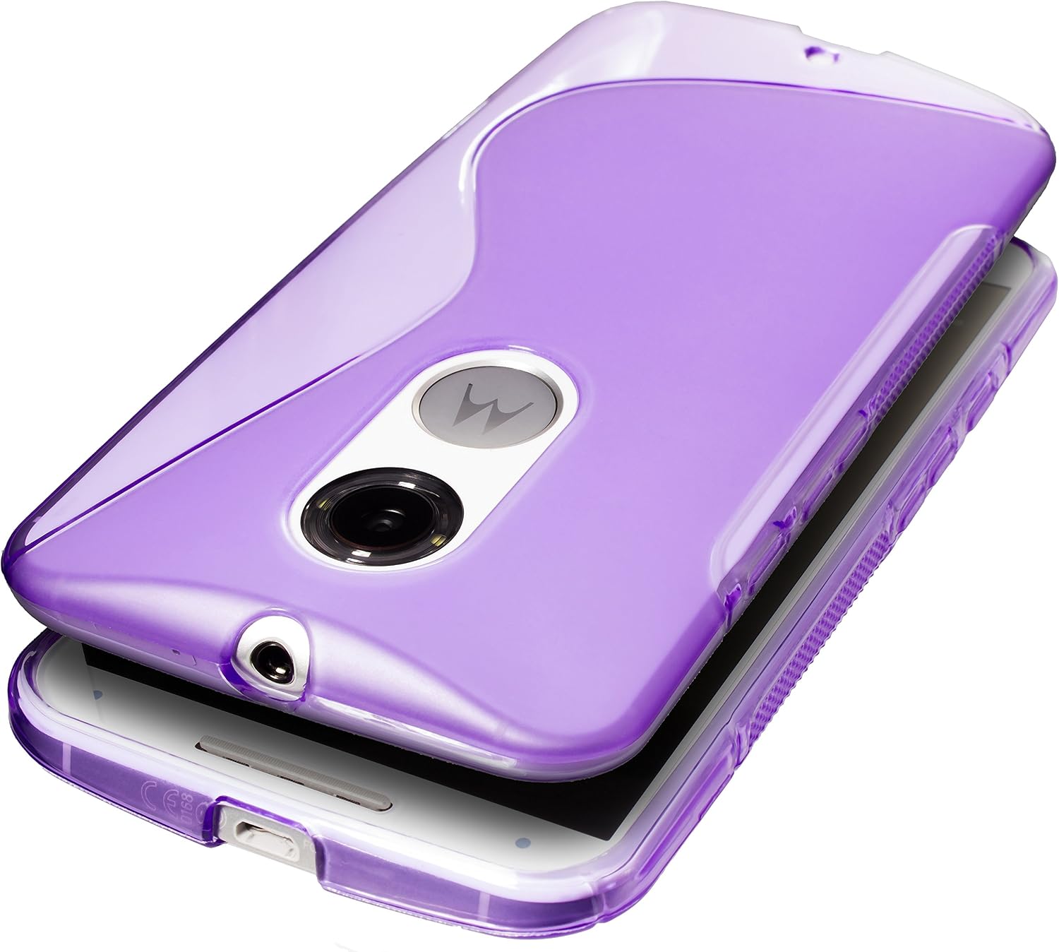 Motorola Moto X (2nd Generation) Case, Cimo [Wave] Premium Slim TPU Flexible Soft Case For Motorola Moto X (2nd Generation, 2014) - Clear
