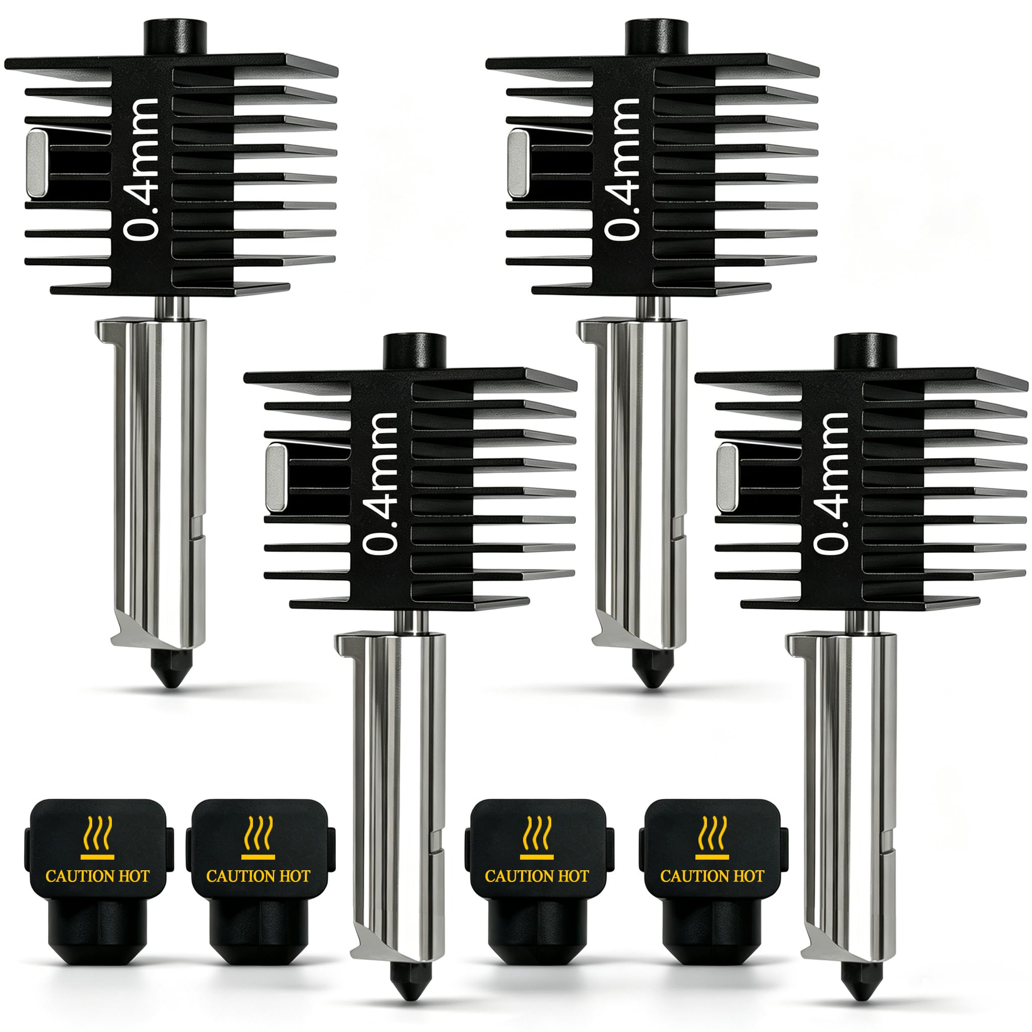 Bambu Lab Hotend Upgrade - 2 Pack 0.4mm Nozzles -12