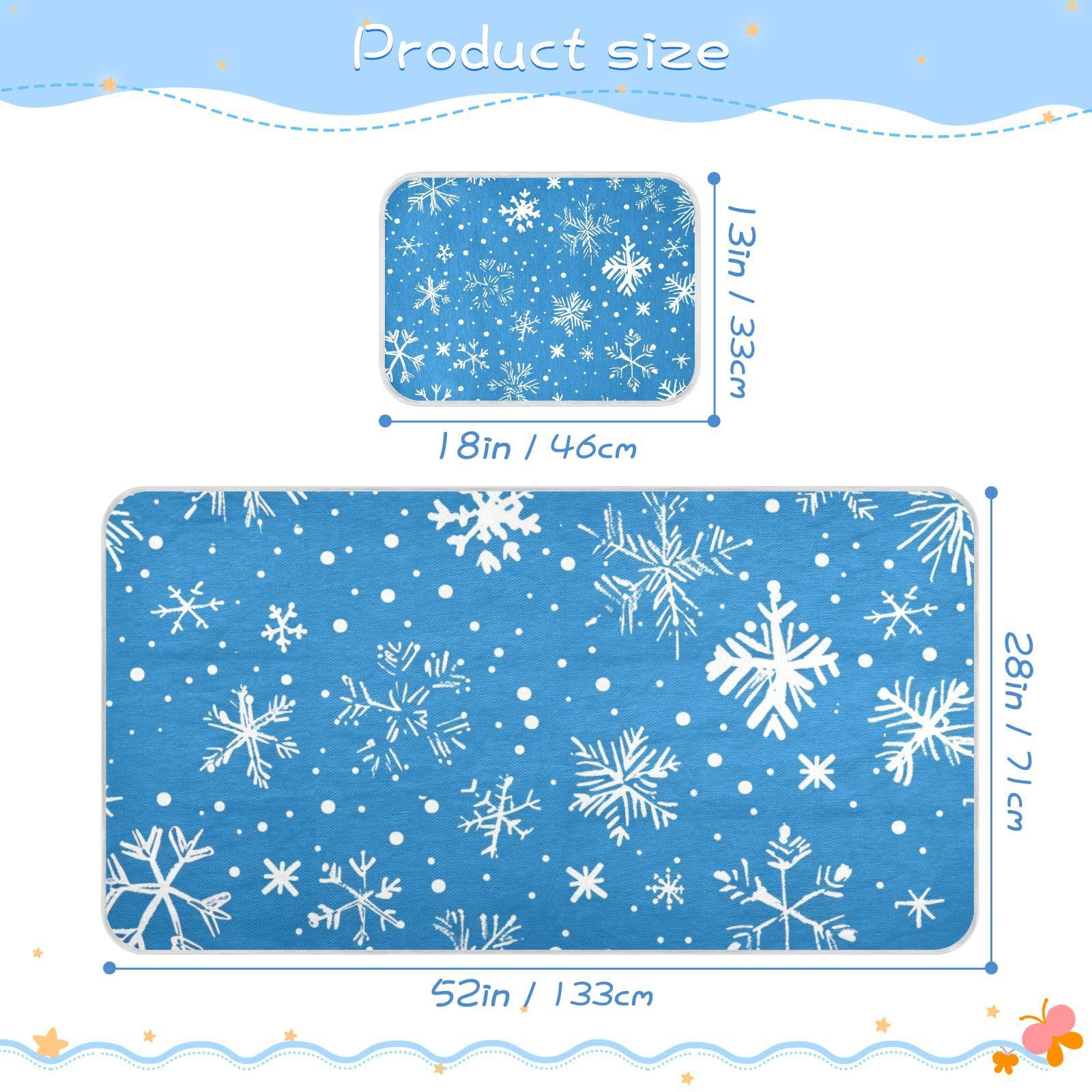 Cooling Baby Waterproof Crib Mattress pad 28