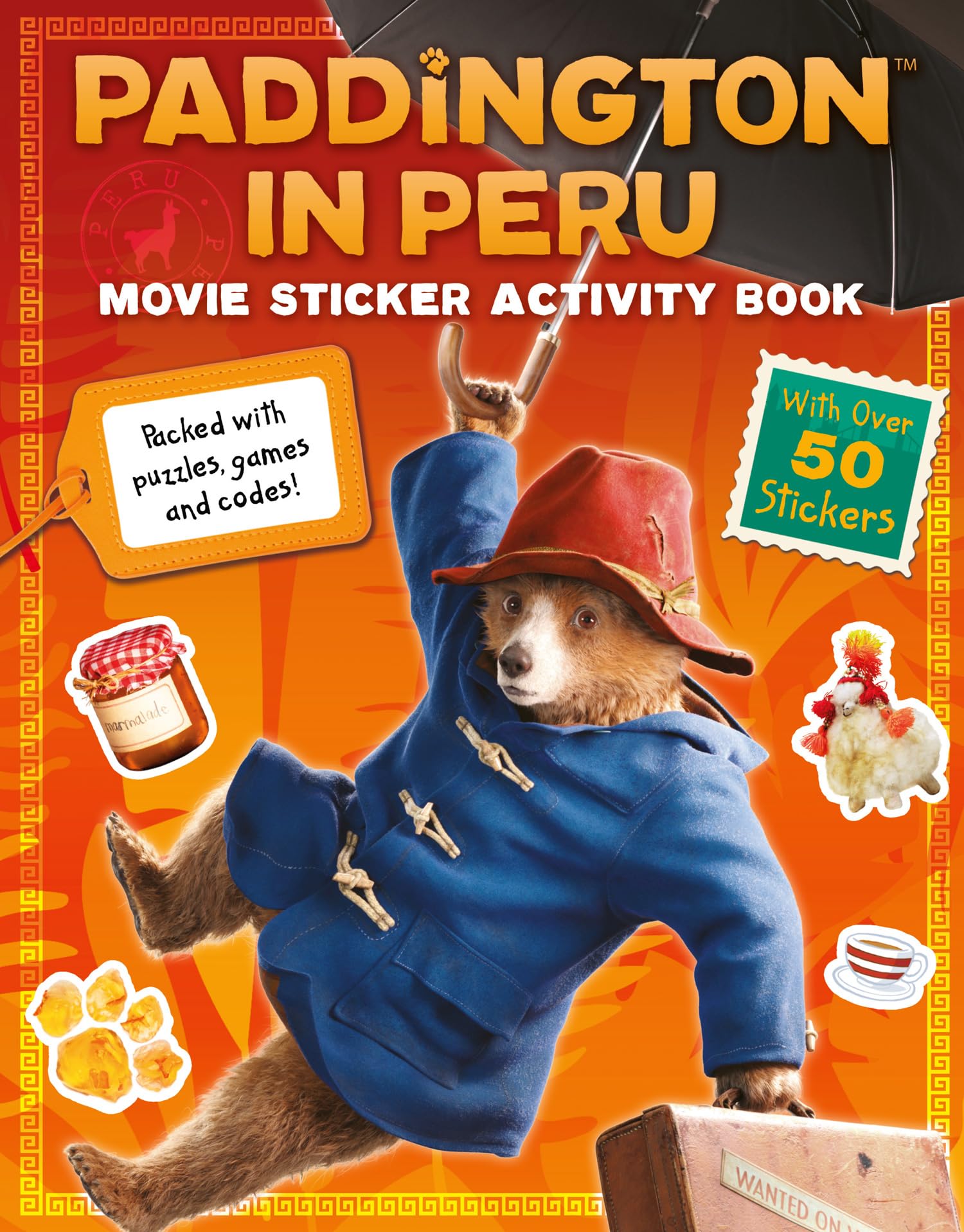 Paddington in Peru: Movie Sticker Activity Book: The official sticker activity book of the third Paddington movie!