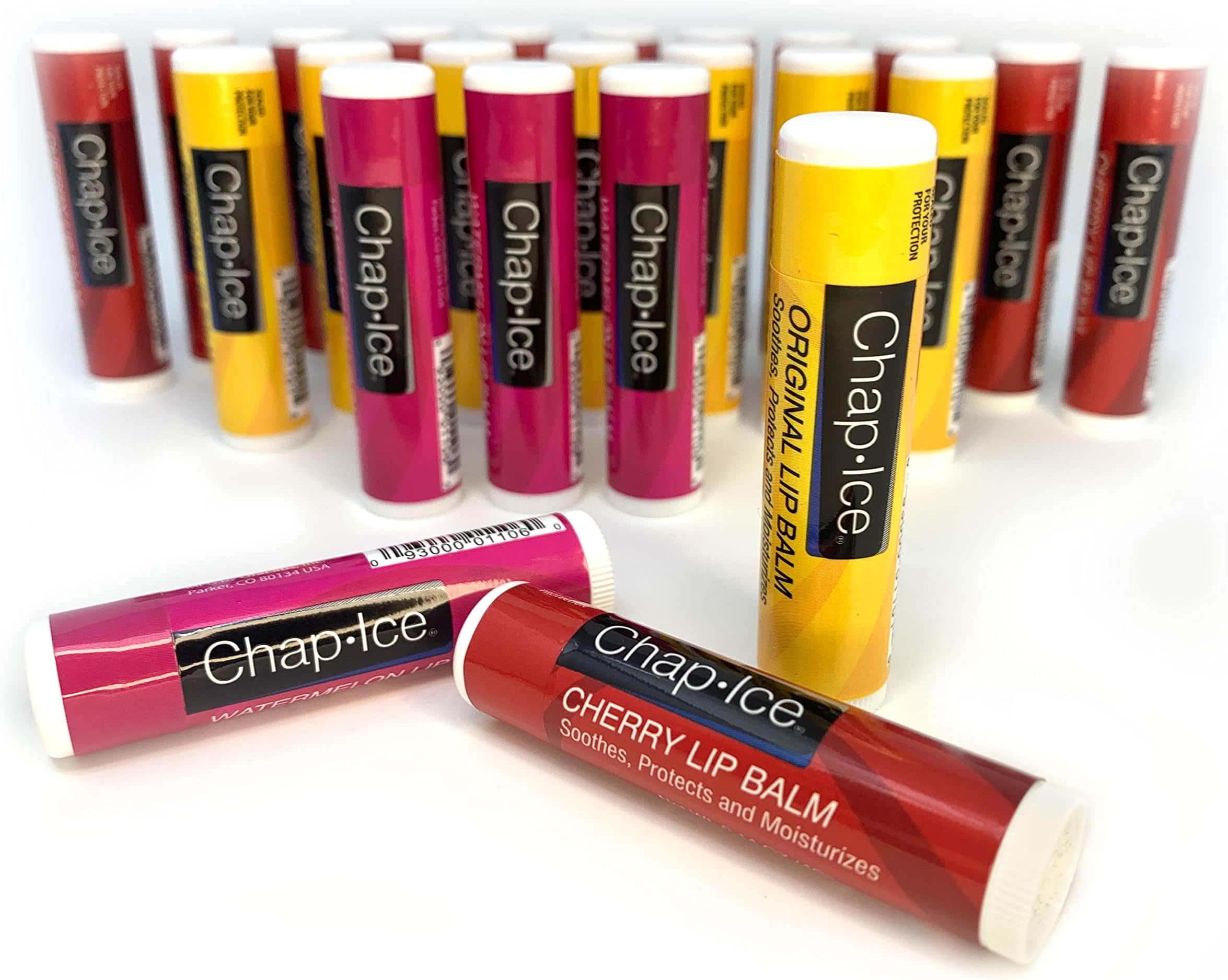 Chap-Ice Assorted Lip Balm - Pack of 24 (Refill (NO display))