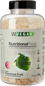 W Vegan Nutritional Yeast Flocos Sabor Provolone Free 120G