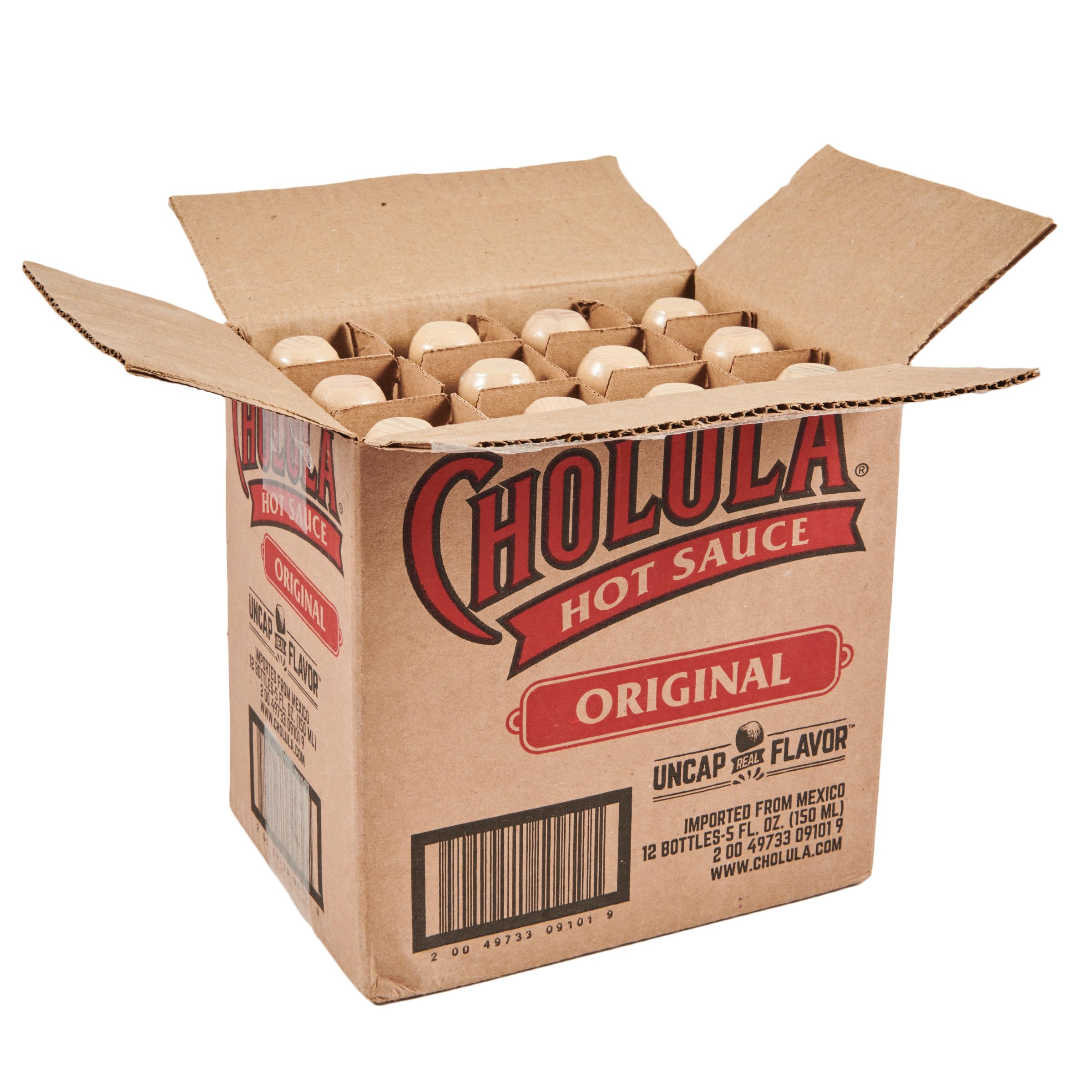 Cholula Original Hot Sauce, 150ml, Pack of 12,680197