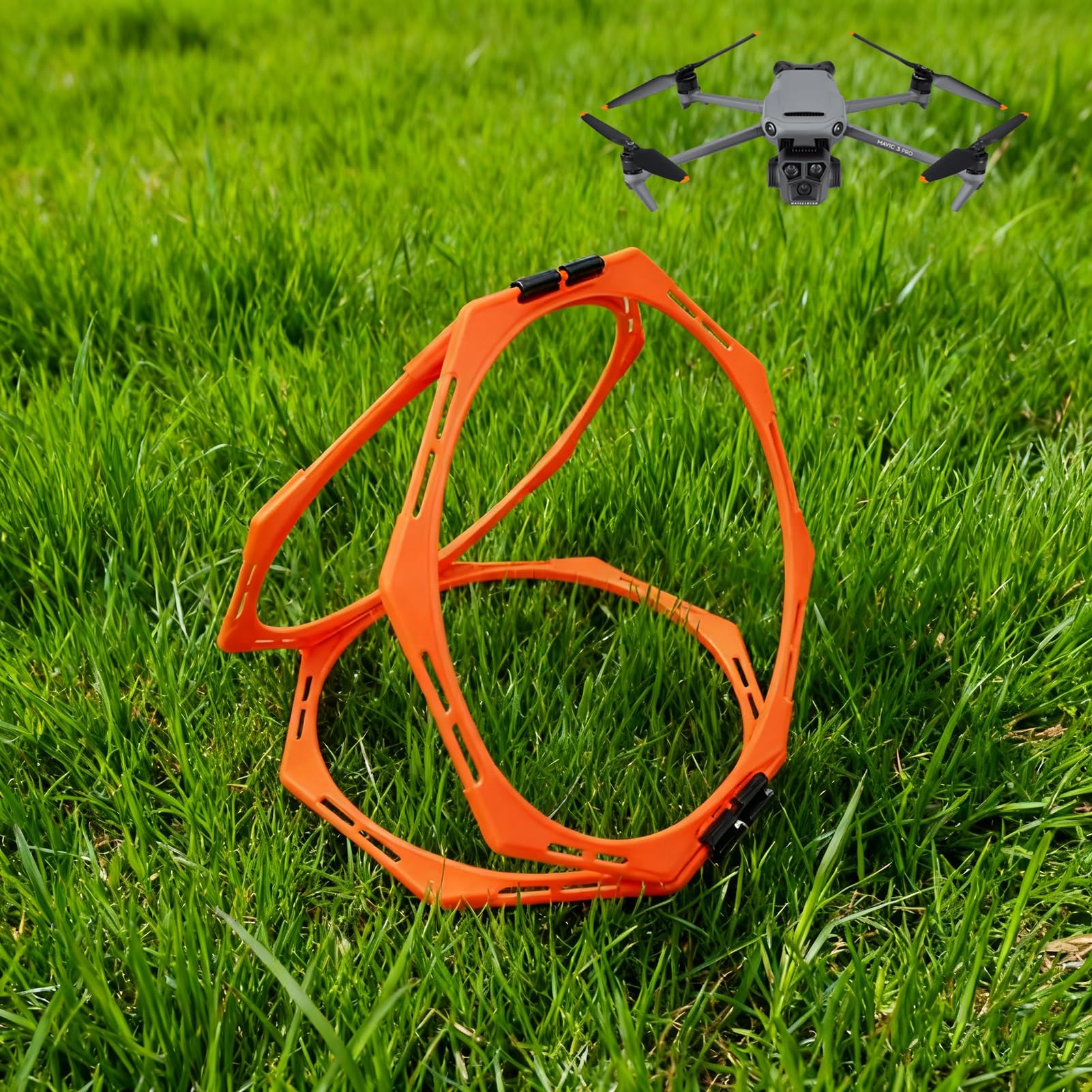 Tor Przeszkód dla Drona Zestaw Torów Przeszkód z Dronów z Tworzywa PVC, Ośmiokątny Zestaw do Treningu Dronów o Średnicy Wewnętrznej 60 cm, do Ćwiczeń Koszykówki(2 Sets (6 Rings+6 Clips))