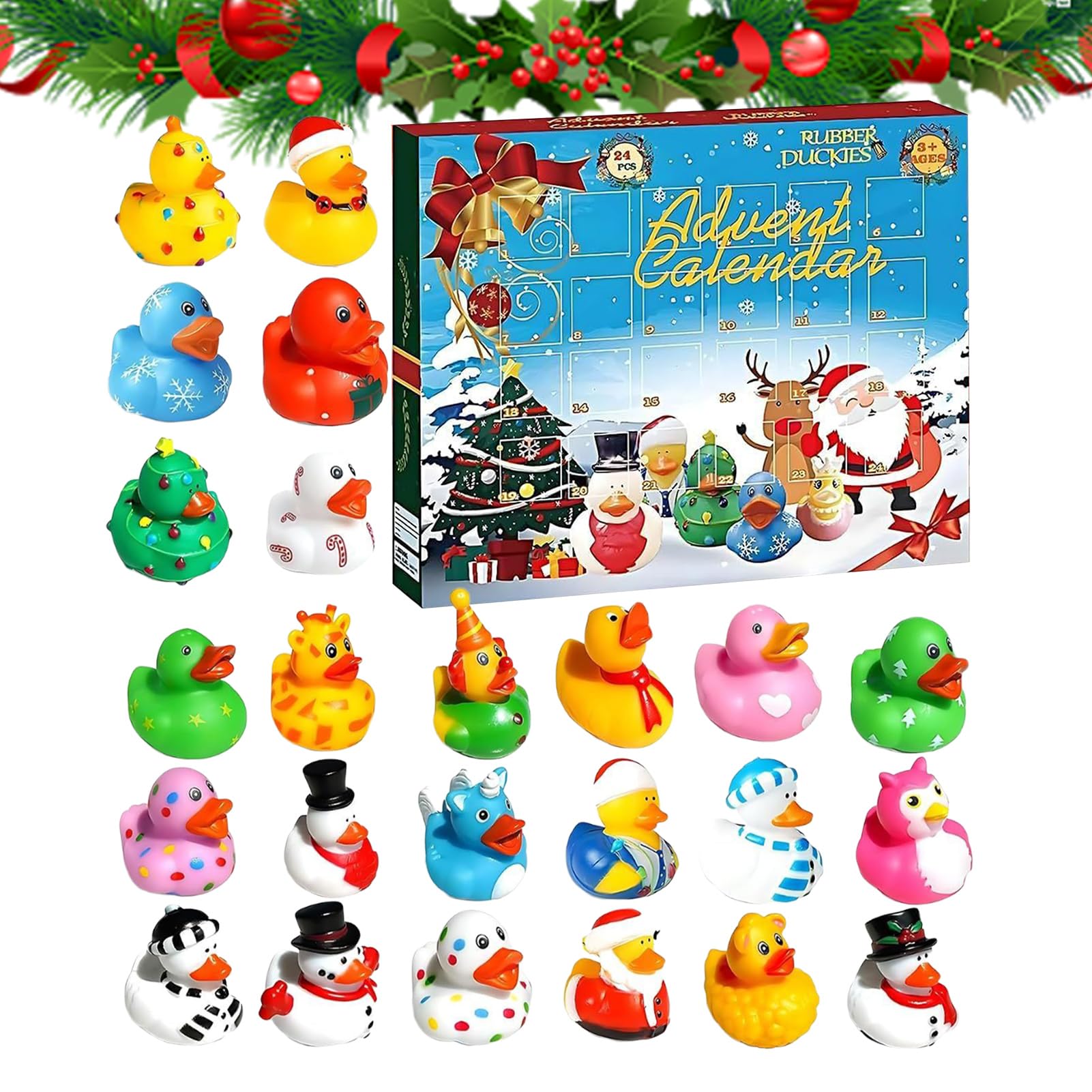 Adventskalender Weihnachten Countdown Kalender Ente für die