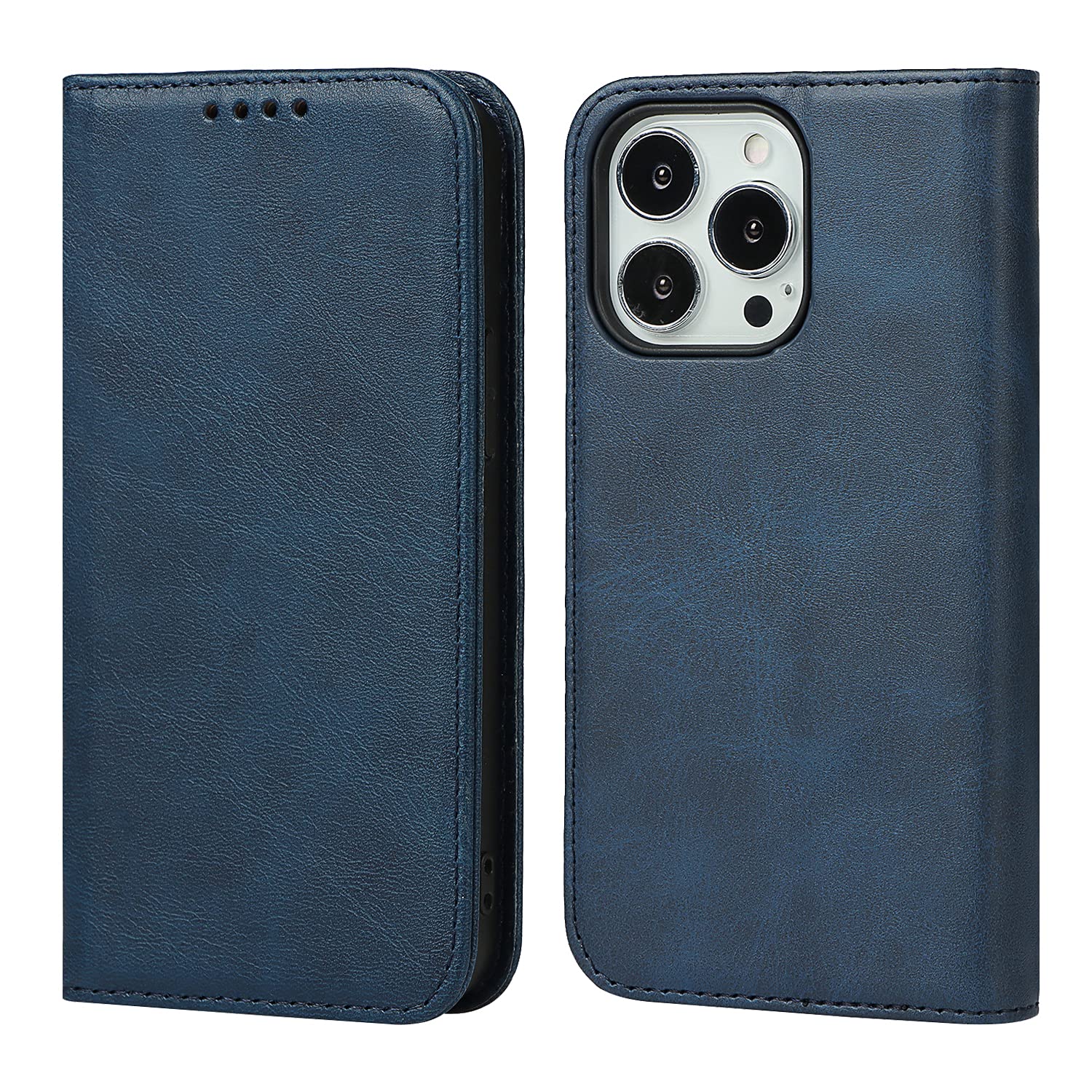 Custodia Portafoglio In Pelle Per IPhone 13 Pro – Flip Con Slot Carte E Supporto Magnetico – Nero