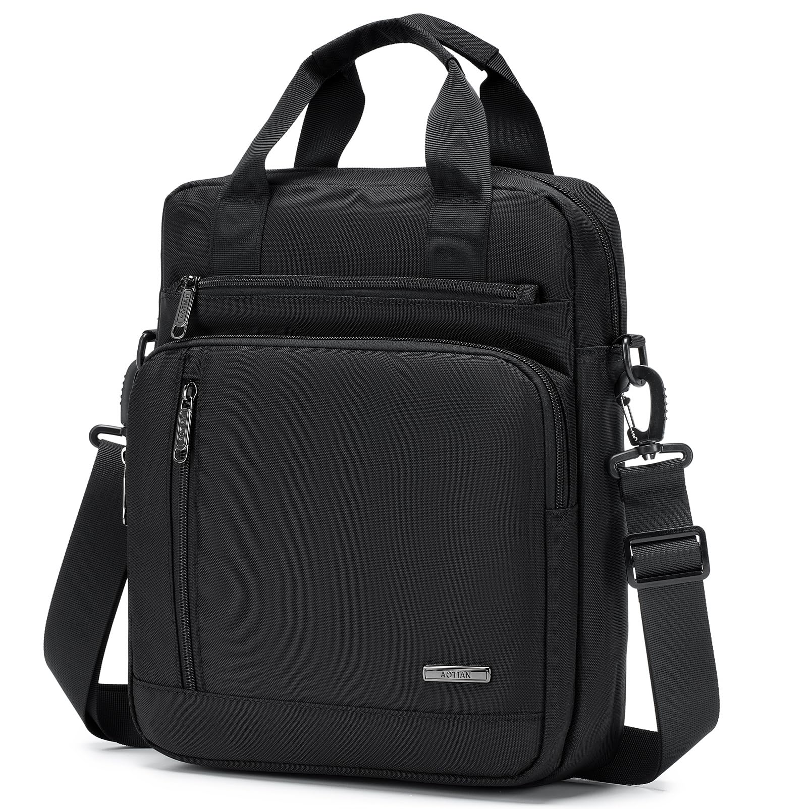 Borsello Uomo Tracolla Grande, Impermeabile Oxford Borsa Tracolla 33x28x10cm Per Laptop da 14 Pollici Casuale Borse a Spalla Uomo Con Tracolla Regolabile Per Lavoro, Viaggi, Shopping