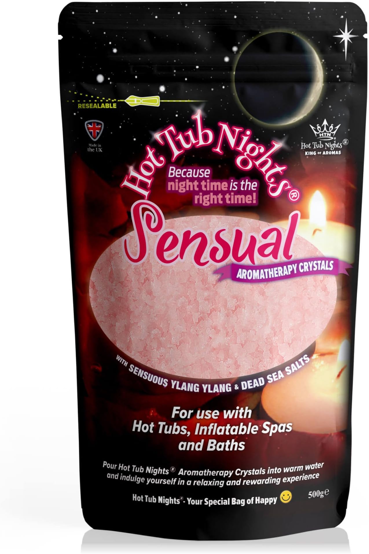 Hot Tub Nights (Sensual) Aromatherapy Crystals Vegan (500g)