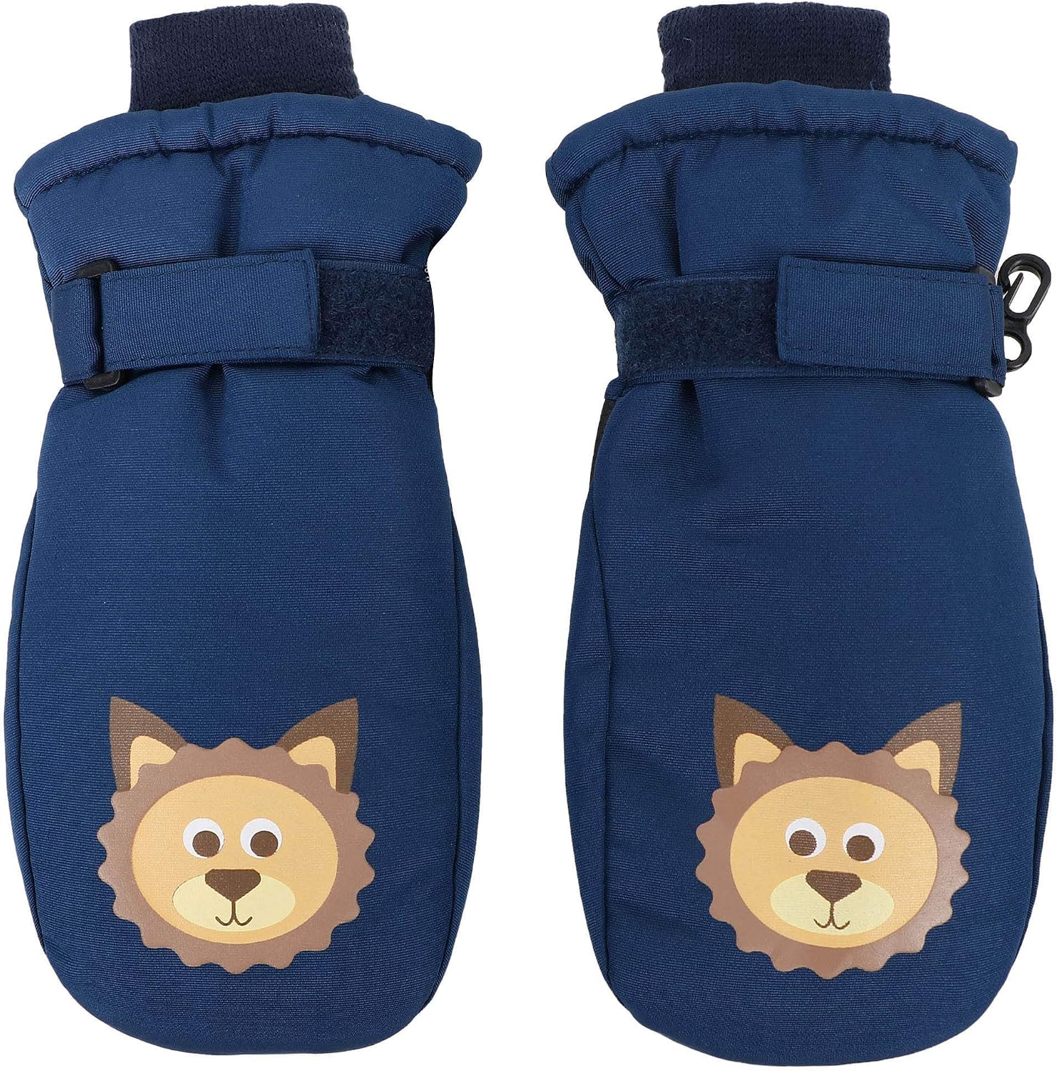 SimpliKids Children's Winter Waterproof Ski Mittens,Animal