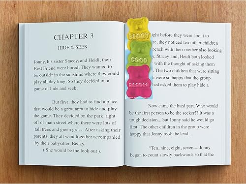 Miniatura 5 de Eureka Beary Good Reader - Marcadores perfumados de oso de goma, paquete de 24