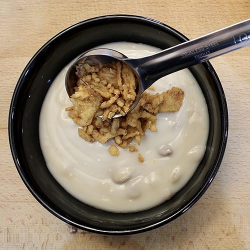 Miniatura 4 de Cuchara de acero inoxidable sólido de 1 onza para medir y servir cucharas de grado comercial (paquete de 2)