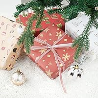 Vista 4 de Cinta de Terciopelo Rosa Polvoriento de 3/8 Pulgadas, Cinta de Terciopelo Rosa Polvoriento de Cara Única y Fina para Envolver Regalos, Decoraciones