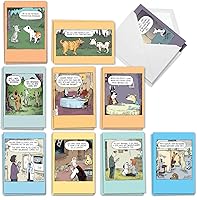 Vista 13 de NobleWorks - Juego de 20 divertidas tarjetas de felicitación de cumpleaños con sobres (4.63 x 6.75 pulgadas) paquete variado de humor para adultos
