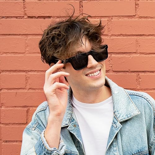 Miniatura 4 de Gafas inteligentes SKCT, lentes de sol de audio Bluetooth, llamadas manos libres, audio al aire libre, encendido y apagado automático, lentes