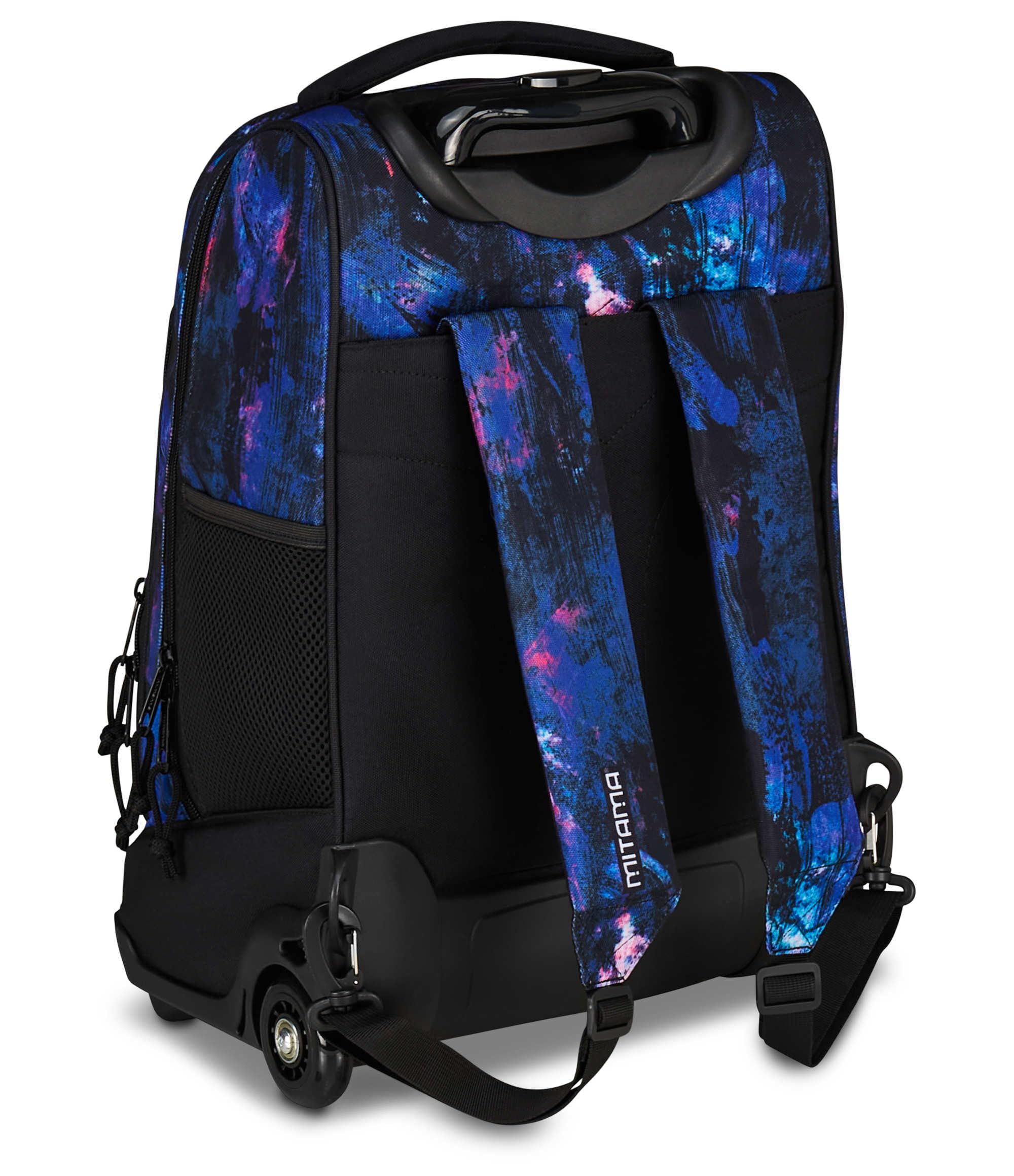 Mitama Trolley Scuola Dr.Trolley #BDBF PURPLE BLUSH, Viola, Zaino Doppio Scomparto, Spallacci a Scomparsa, Trolley Scuola Media e Superiore, Bagaglio a Mano, Ragazza