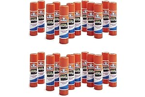 Elmer's Washable Disappearing Purple Glue Sticks, 24 Count