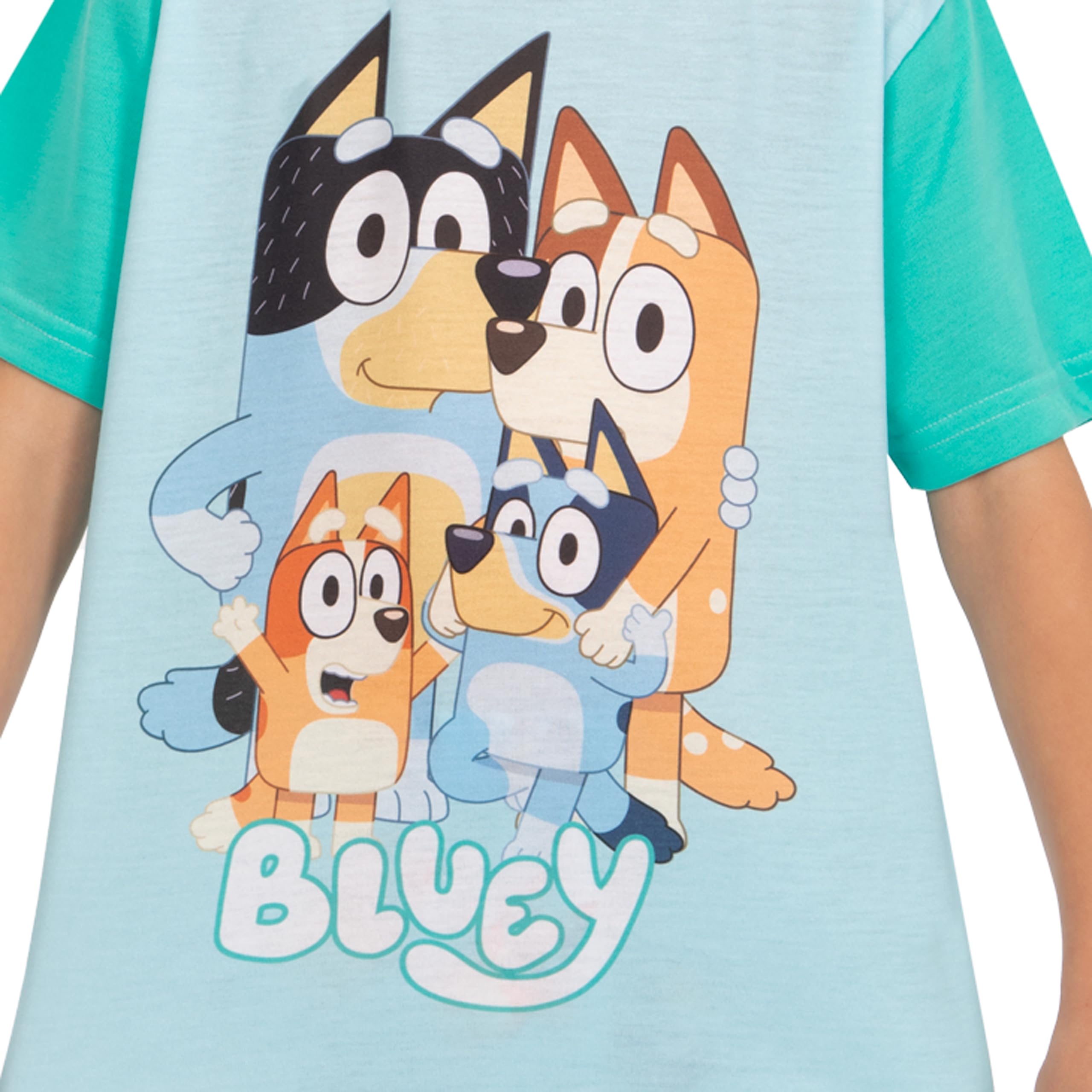 Bluey Pigiama | Bingo Pigiami Bambino | Manche Longue Pigiamone Bambino