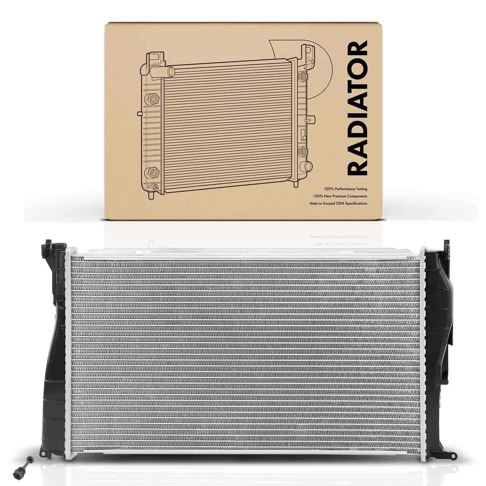 Frankberg Radiatore scambiatore di calore dell'acqua scambiatore di | 17117558480; Compatibile con: Serie 1 Cabrio E88, Serie 1 E81, Serie 1 Coupé E82, Serie 3 Coupé E92, Serie 3 Touring E91
